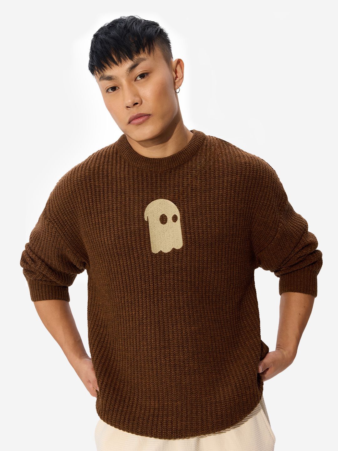 The Souled Store Men Embroidered Sweatshirt-picture-15