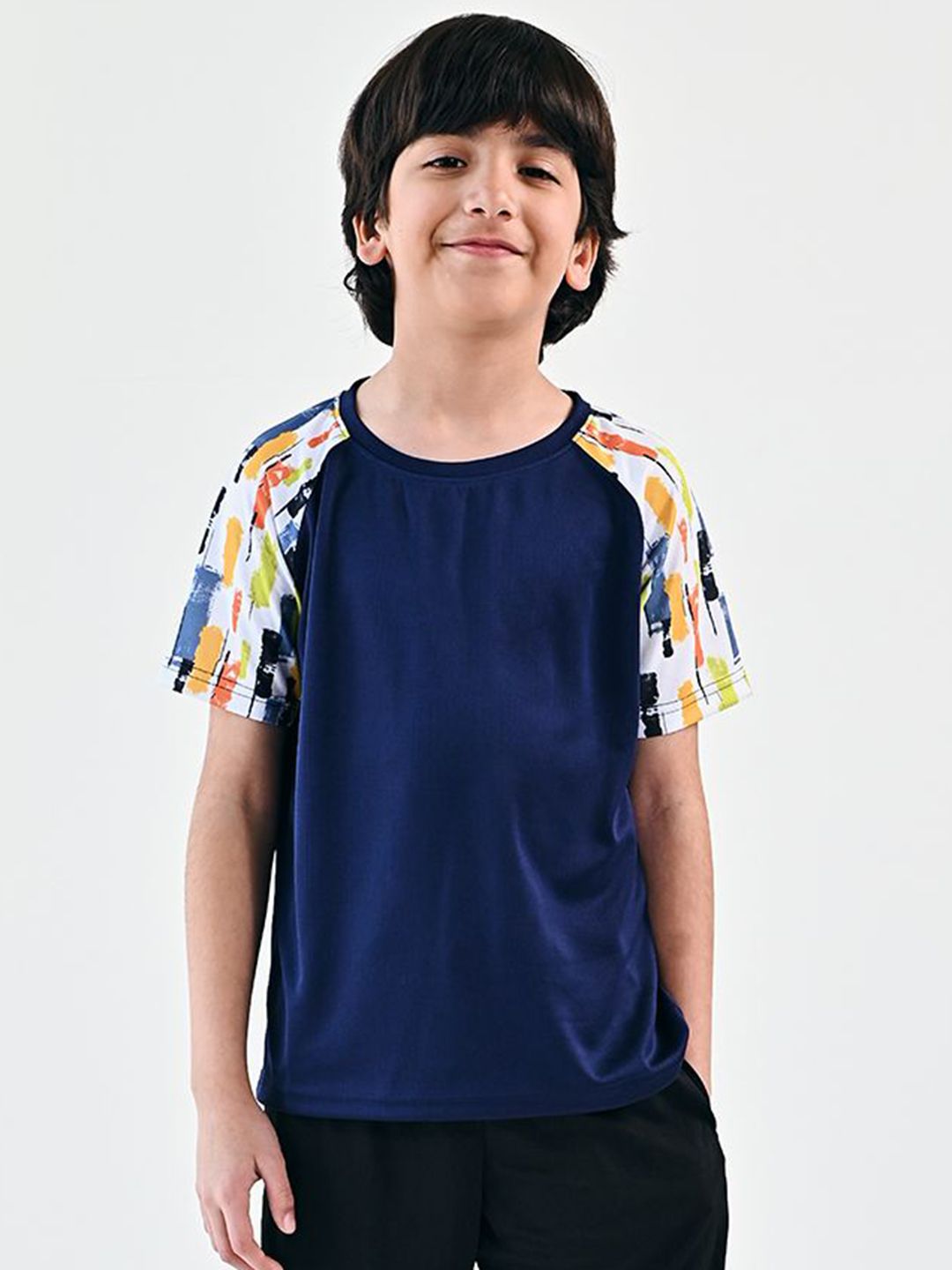 UMILDO Boys Solid Round Neck T-shirt-picture-32