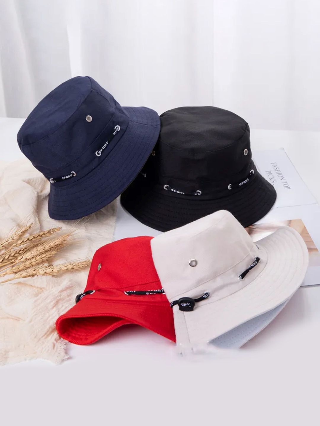 infispace men camel brown solid bucket hat