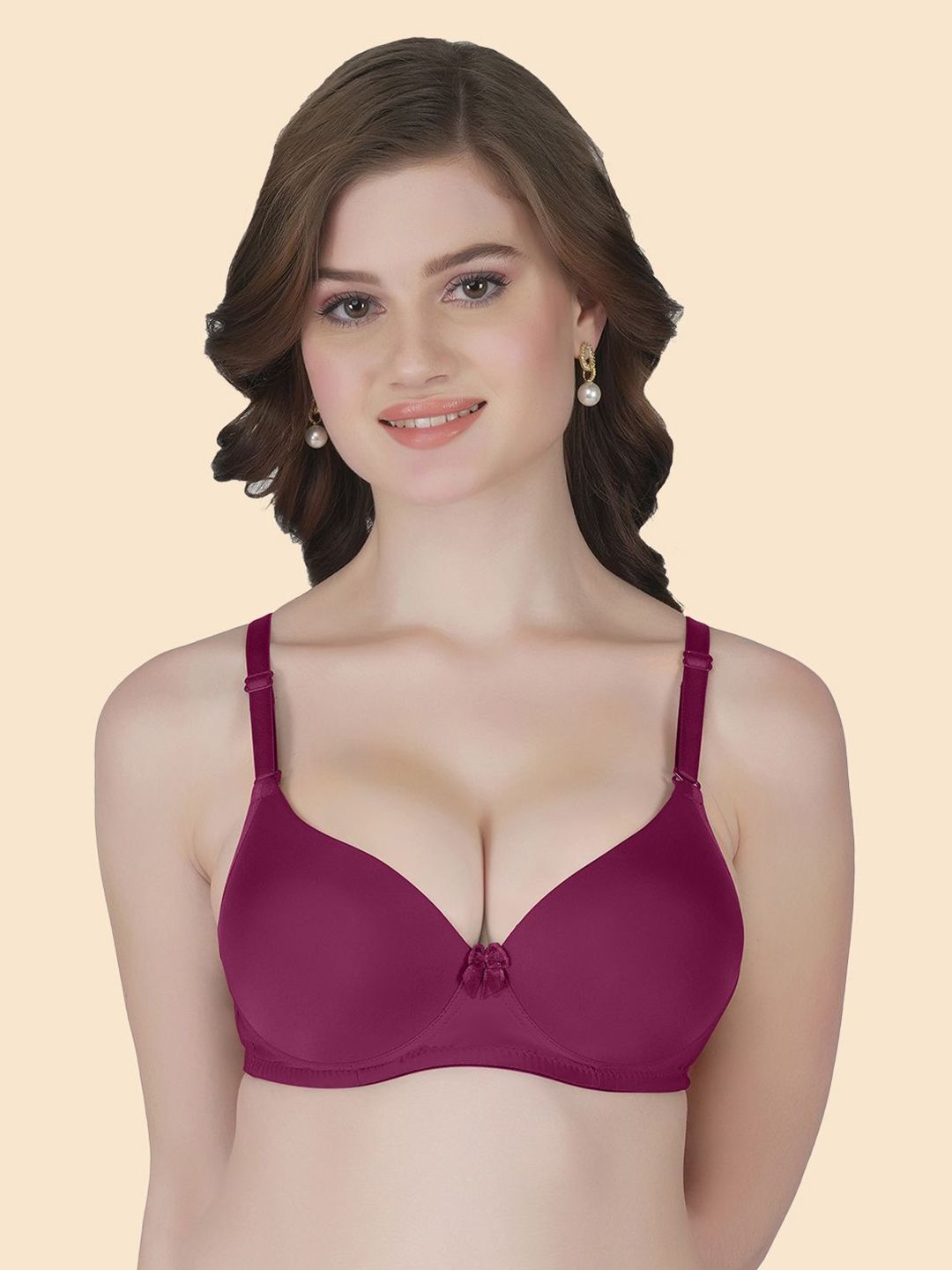 Joomie Women Medium Coverage Heavily Padded Push-Up Bra