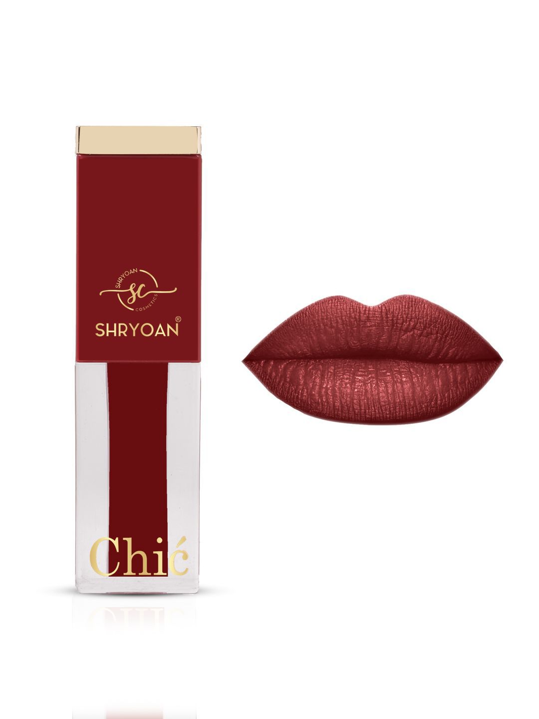 SHRYOAN Chic Velvet Water Proof Matte Liquid Lipstick - 3.5g -Aroon Mallow- 13-picture-22