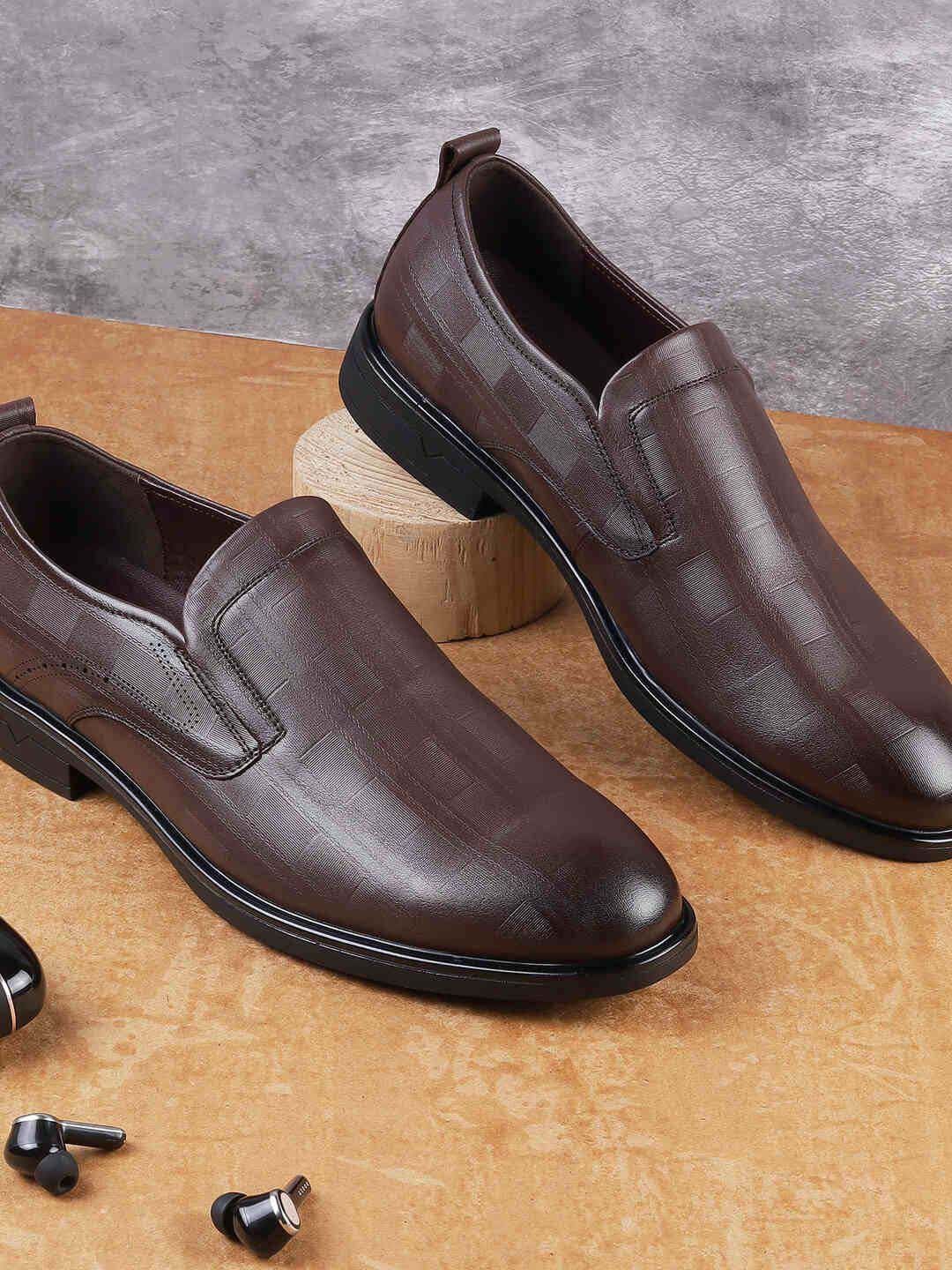 J.FONTINI Men Leather Formal Slip-Ons-picture-13