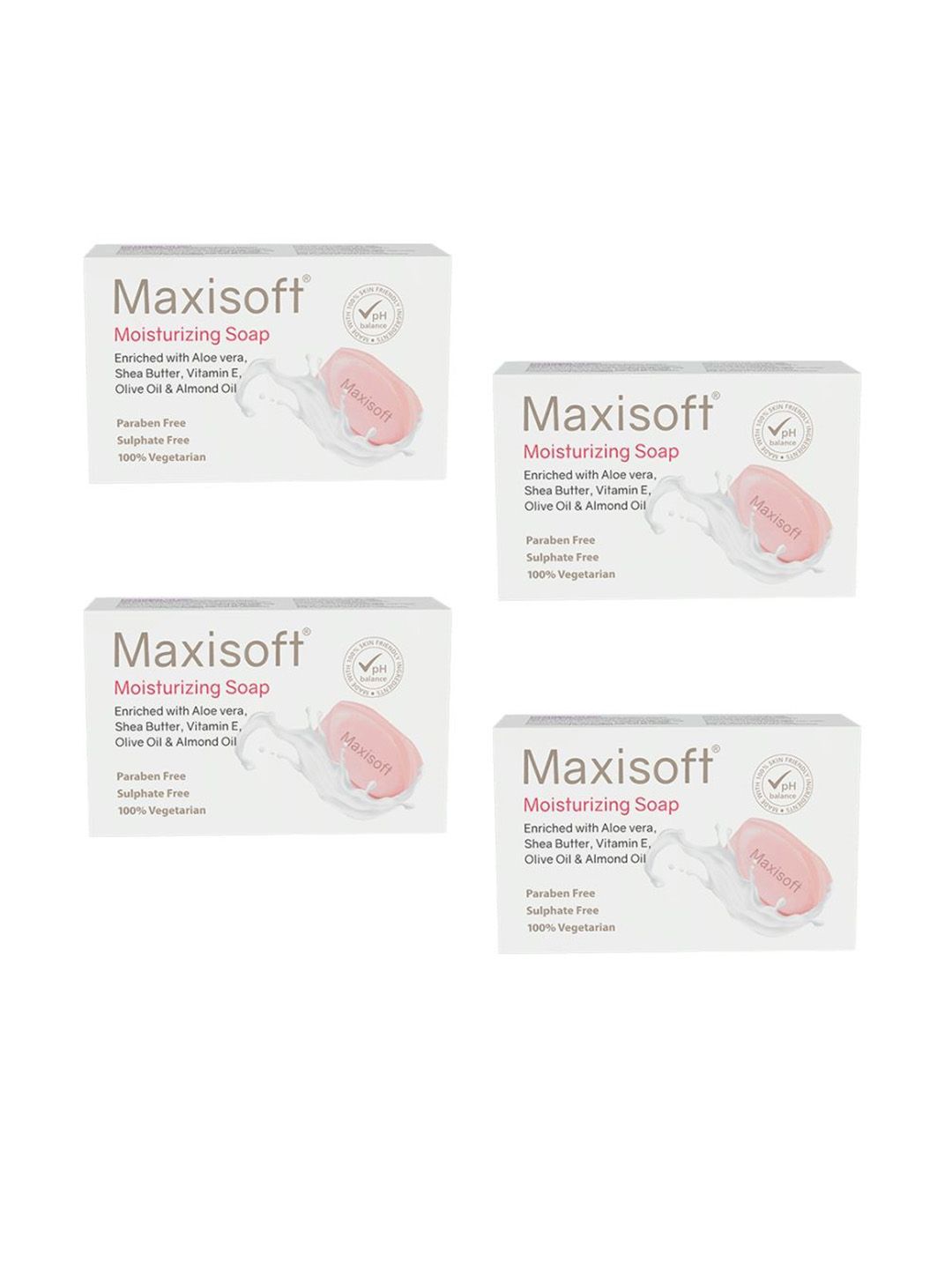 Maxisoft Set Of 4 Moisturizing Soap -75g Each-picture-24