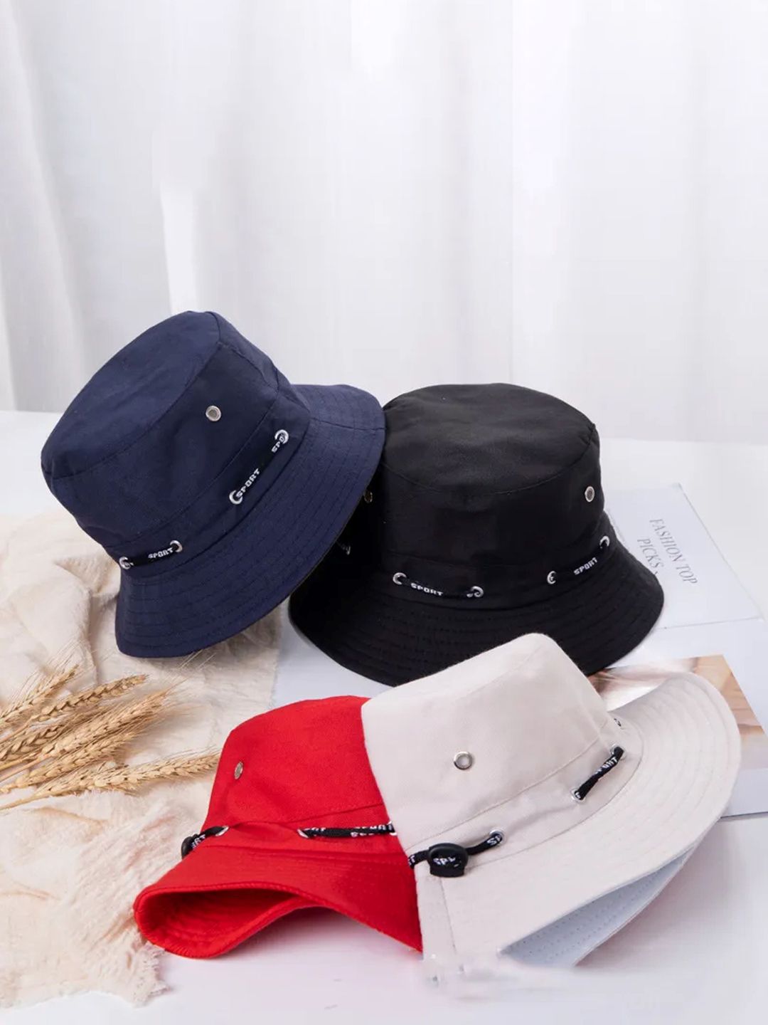 Infispace Men Black Solid Bucket Hat-picture-19