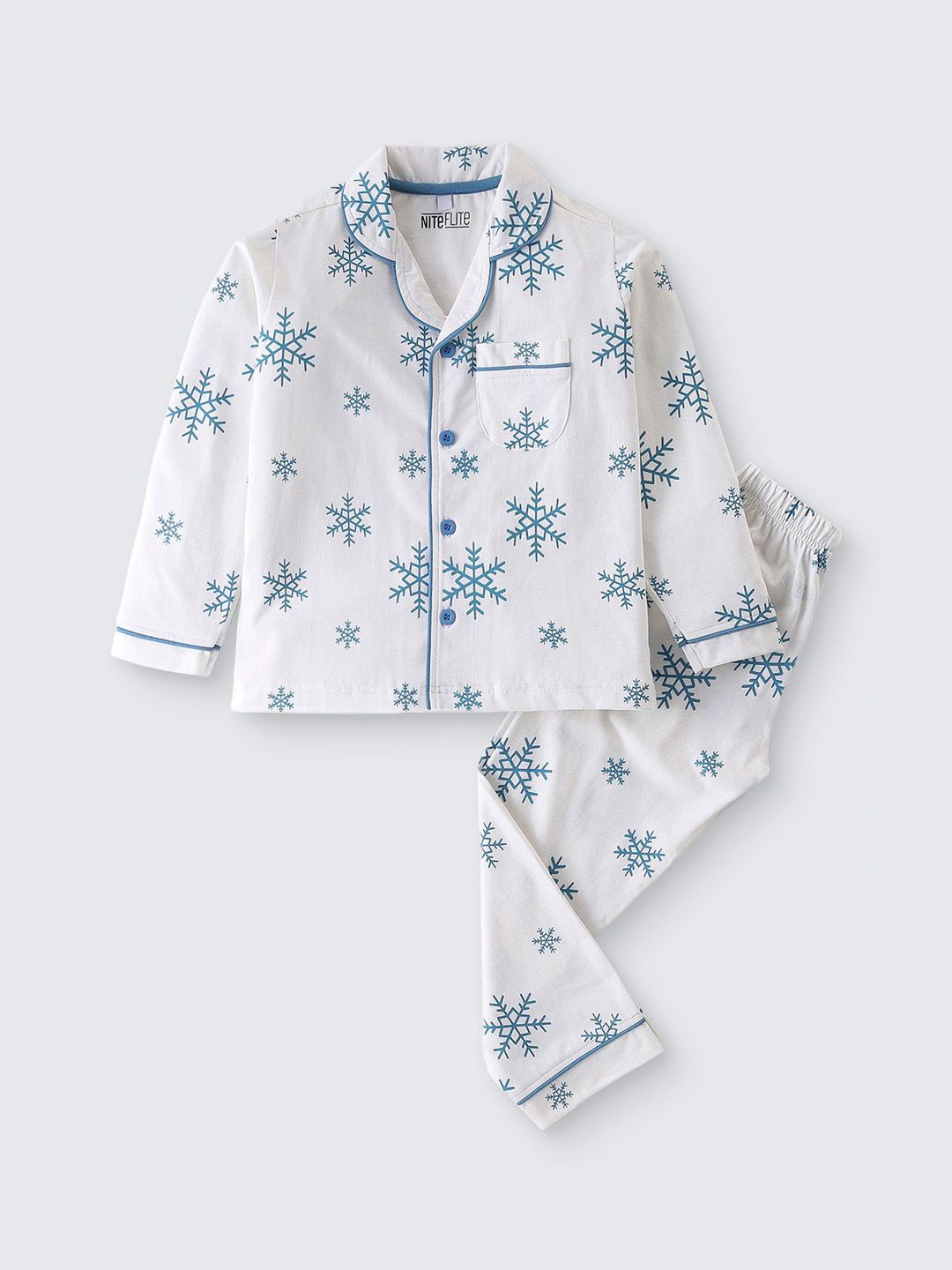 Nite Flite Unisex Kids Printed Night suit-picture-36