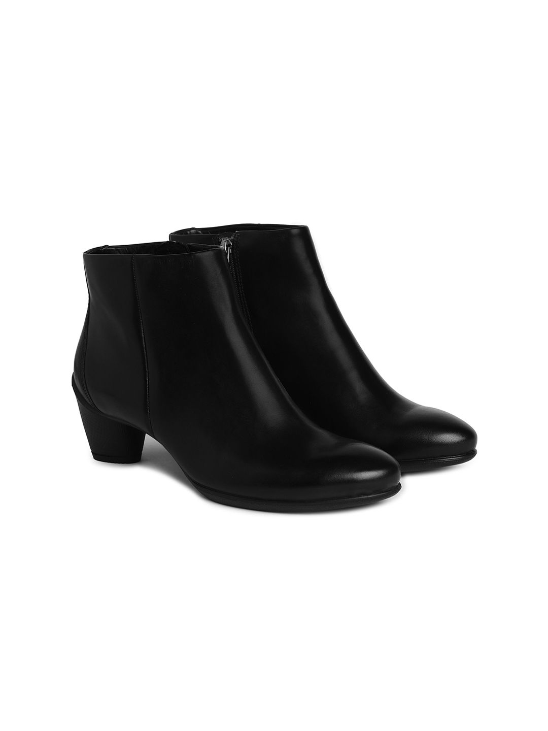 ECCO Women Sculptured 45  Leather Ankle Boots-image-5