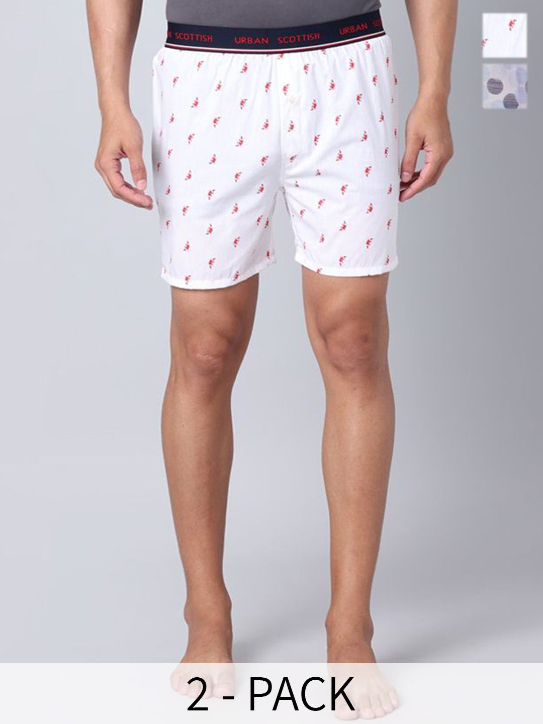 URBAN SCOTTISH Men Pack Of 2 Printed Cotton BoxersUSBS5758-picture-22