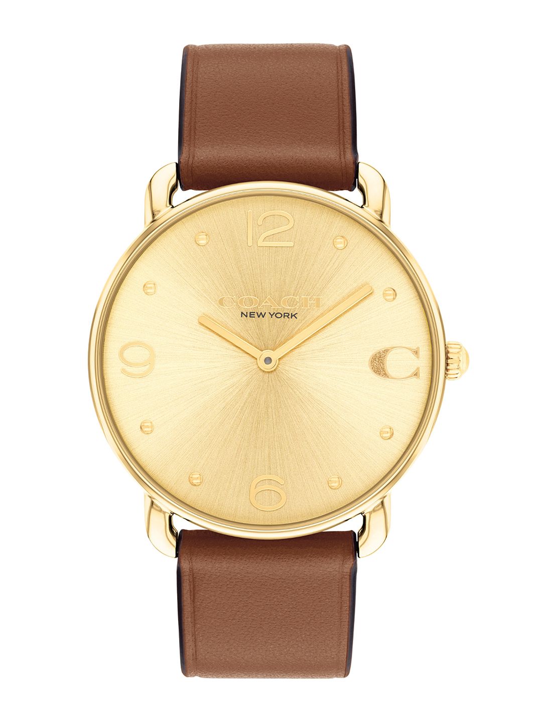 Coach Women Elliot Embellished Dial & Leather Straps Analogue Watch 14504201-image-42