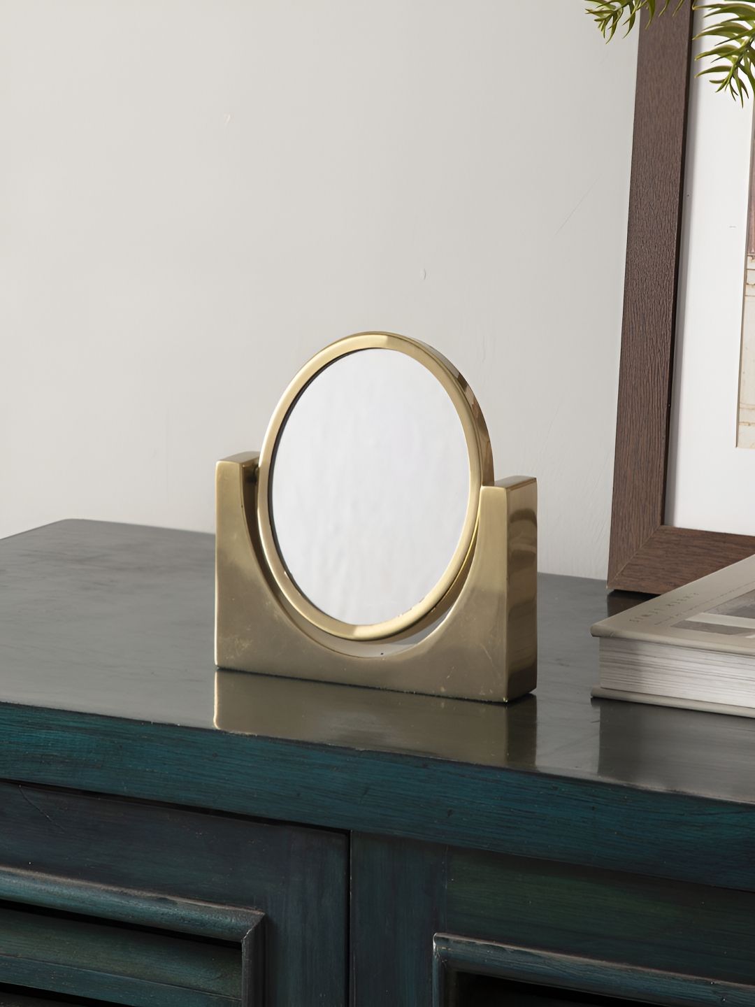 NILAAY Maria Metal Makeup Table Mirror-image-1