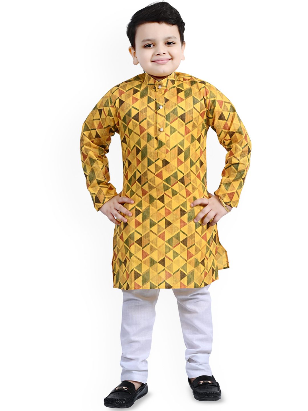 Arshia Fashions Boys Printed Regular Kurta with Pyjamas-picture-19