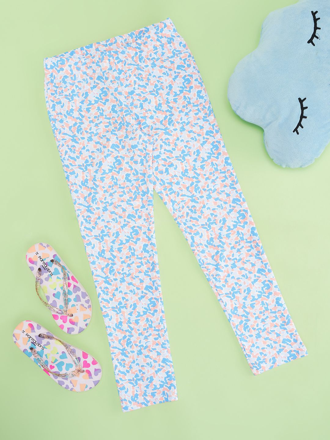 Pantaloons Junior Girls Skinny Fit Printed Jeggings-picture-45