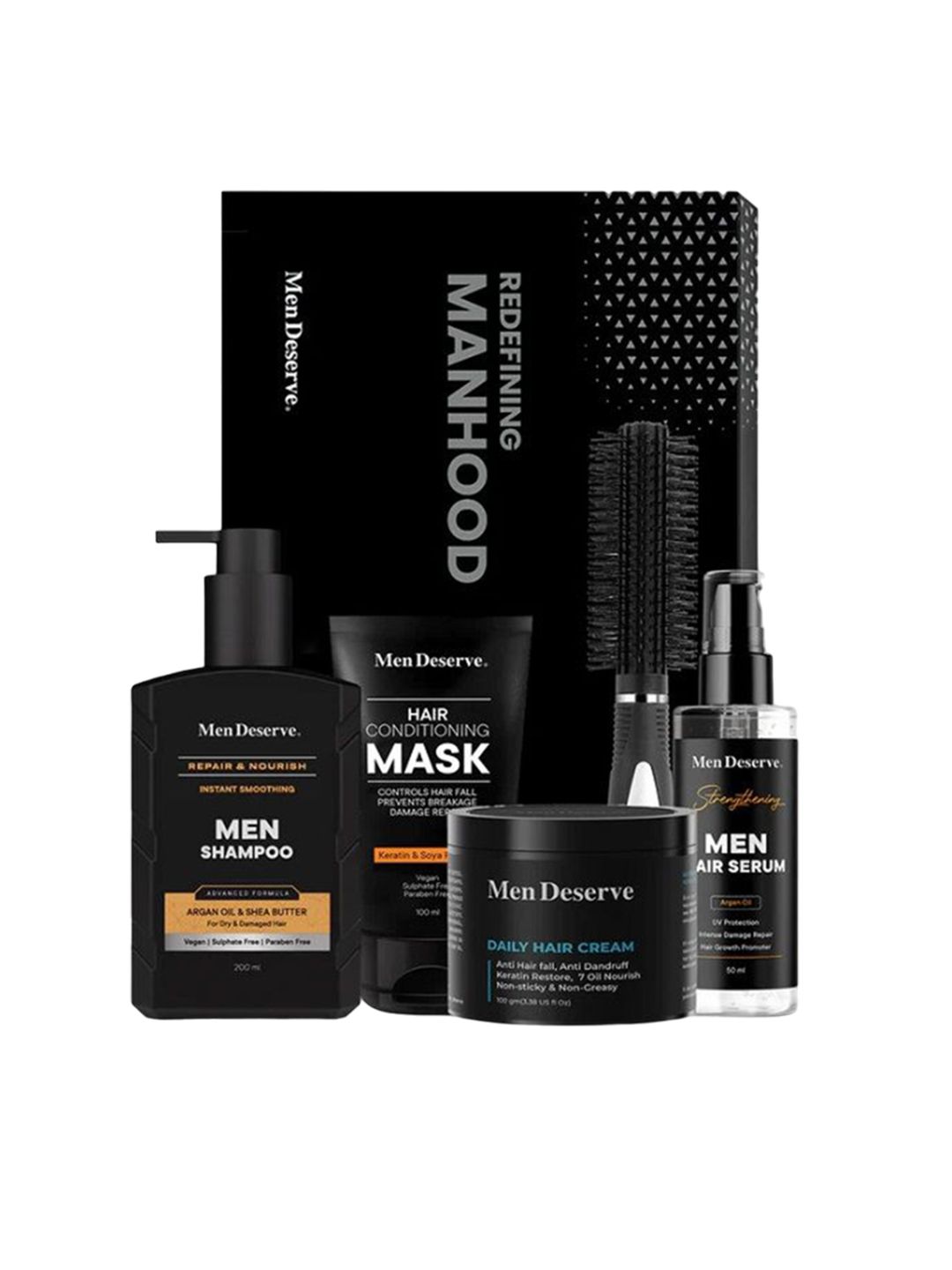 Men Deserve Set Of 5 Hair Care & Grooming Kit-image-4