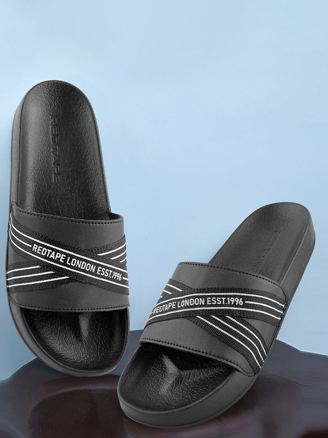 Red Tape Men Printed Sliders-picture-13