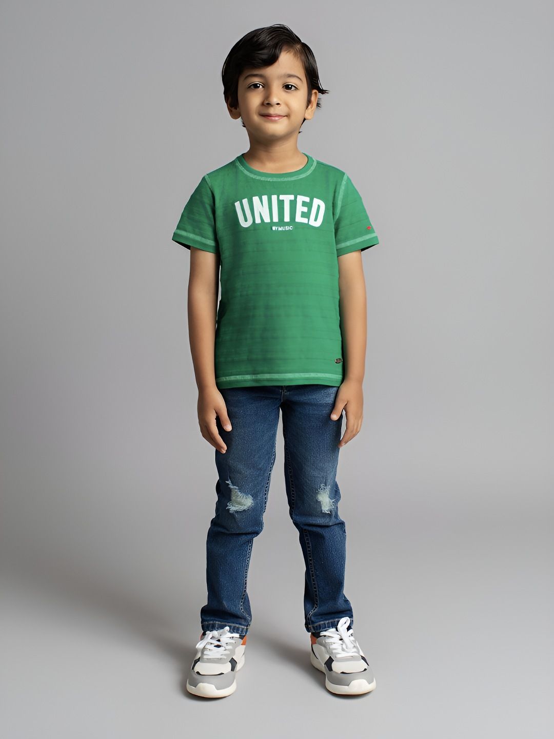 Ed-a-Mamma Boys Typography Printed Bio Finish Applique T-shirt-picture-29