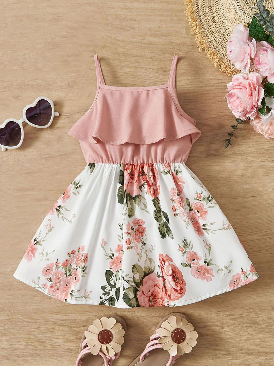 BAESD Floral Print Fit & Flare Dress-picture-41