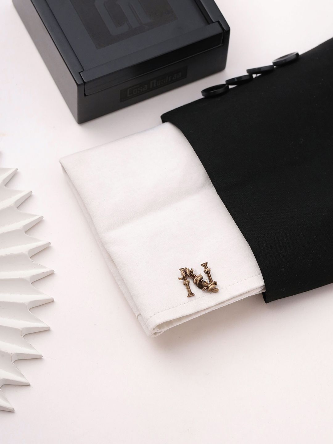 COSA NOSTRAA Alphabet Cufflink