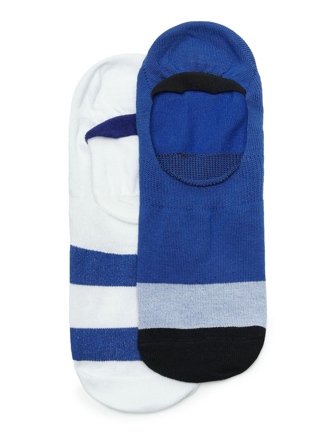 Arrow Men Pack Of 2 Colourblocked Pure Cotton Shoe Liner Socks-picture-16