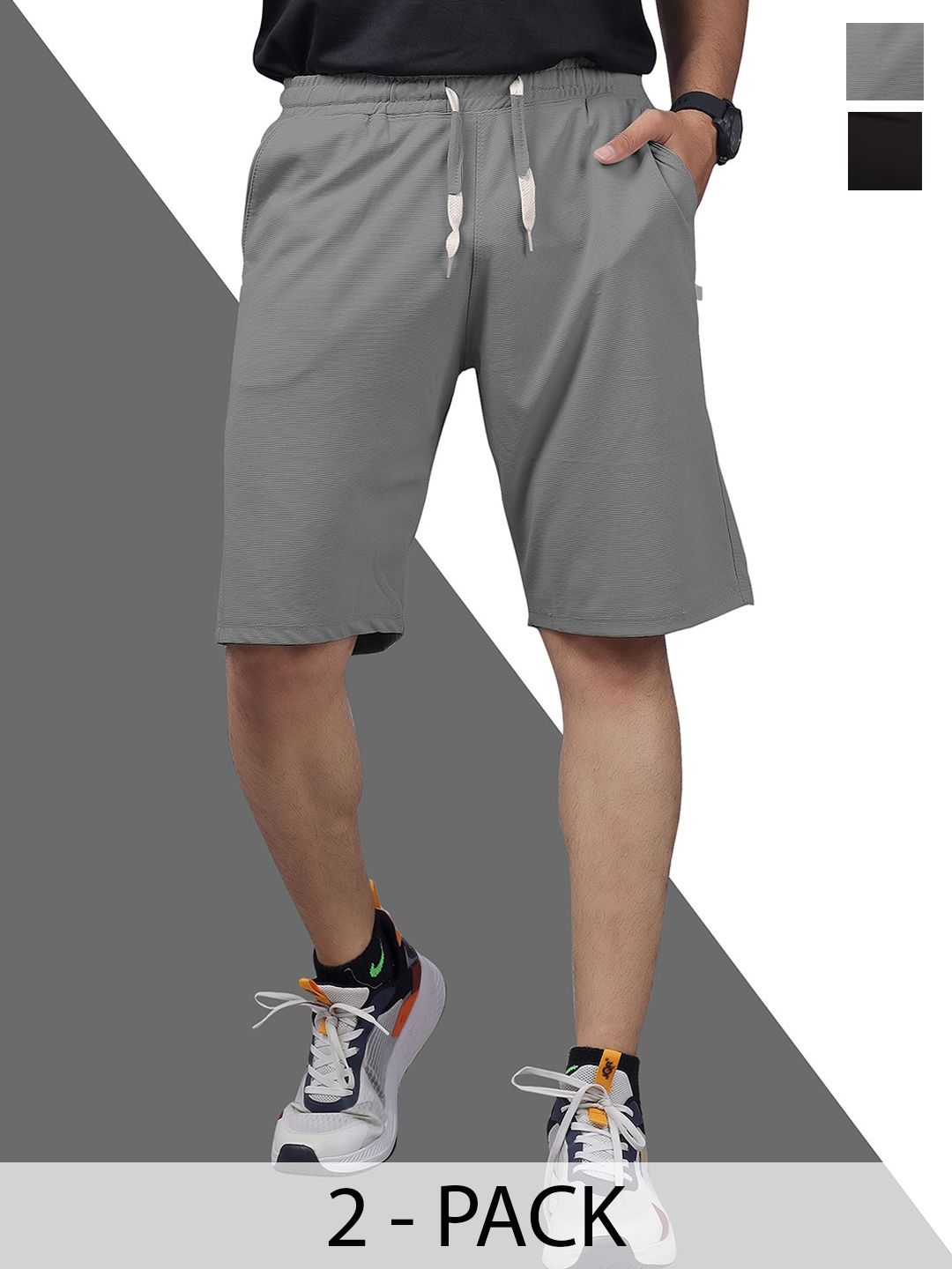 Septem Men Training or Gym Sports Shorts-picture-33