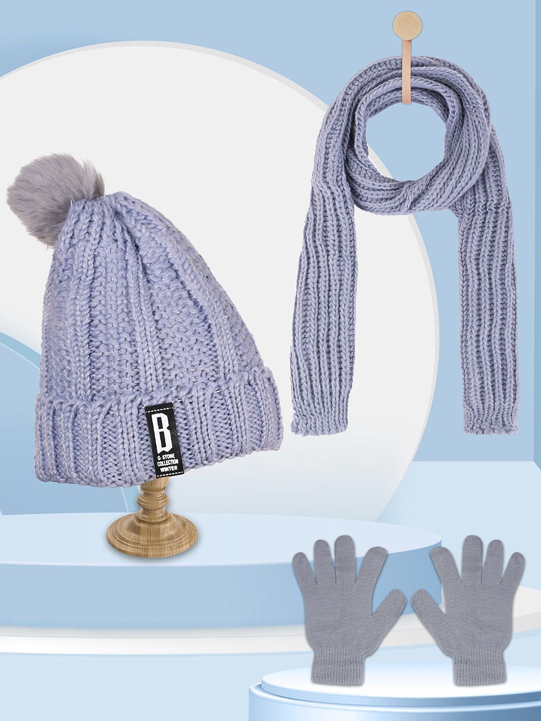 PASSION PETALS Unisex Kids Woollen Beanie-picture-33