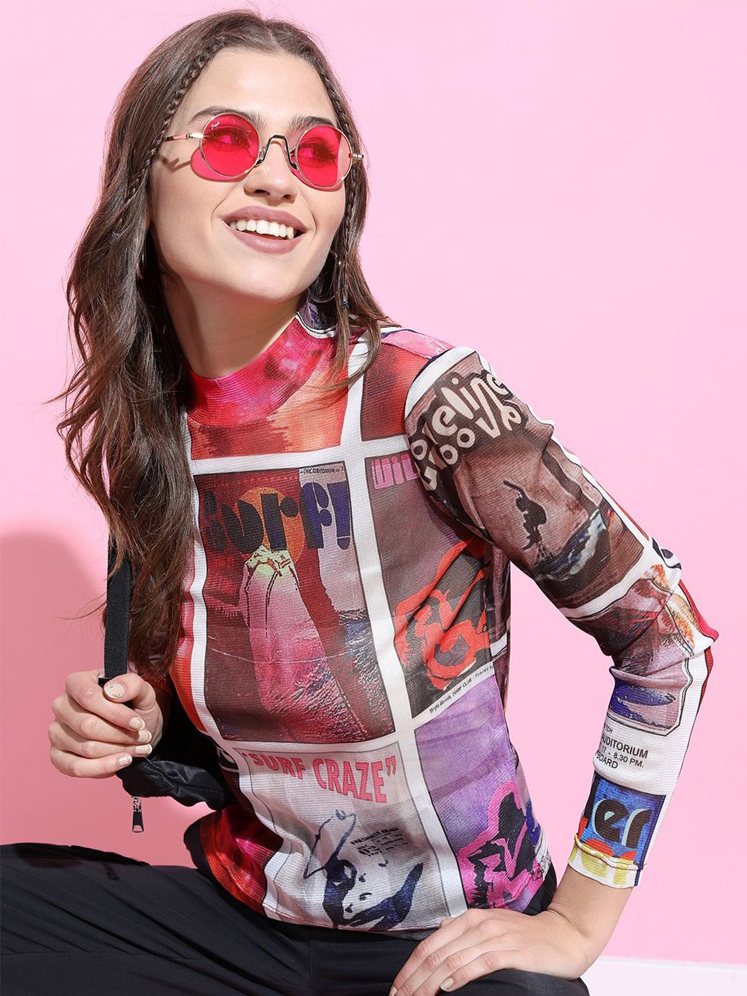 Tokyo Talkies Women Graphic Printed Round Neck Top-picture-37