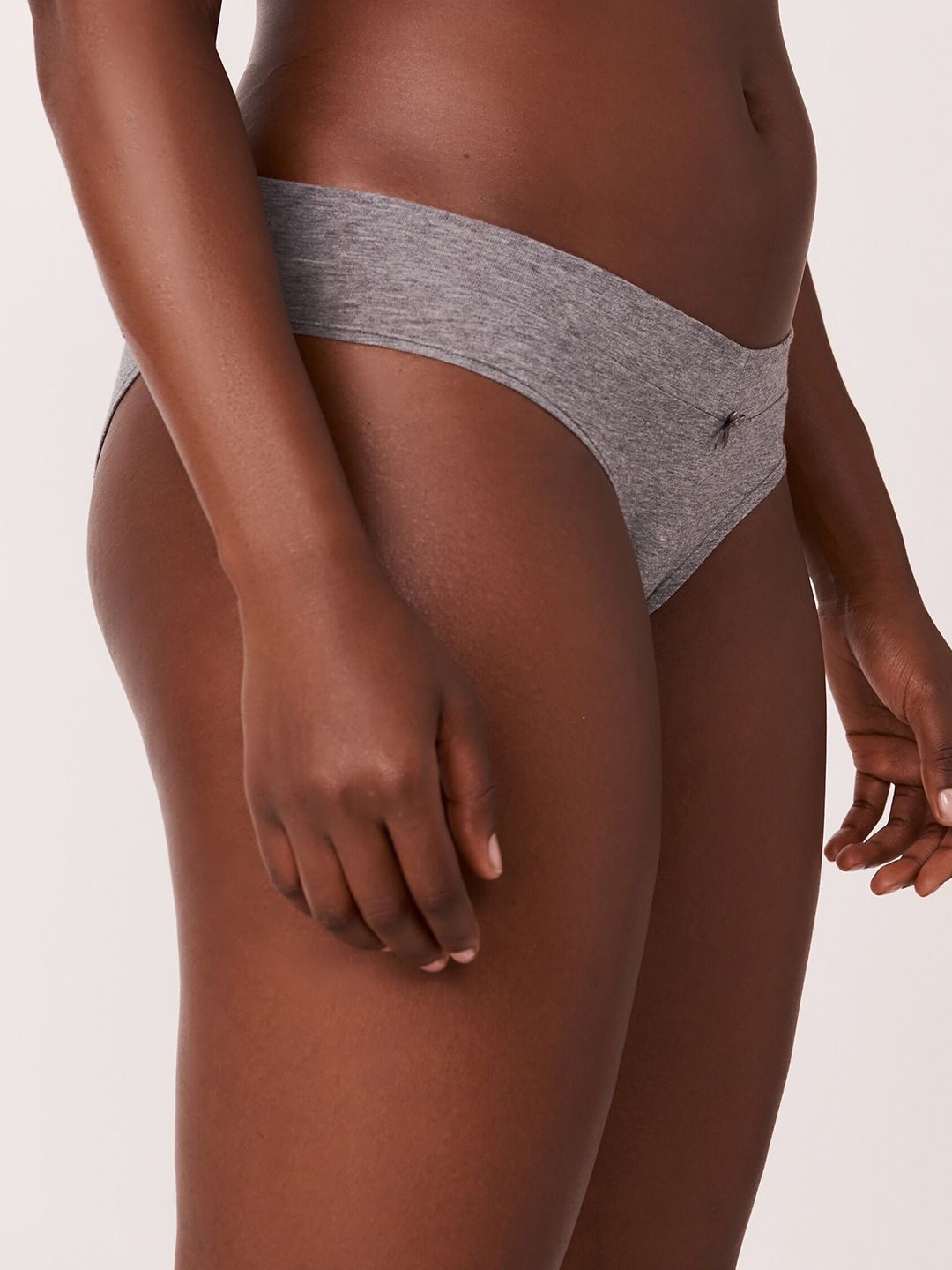 La Vie en Rose Women Charcoal Solid Bikini Briefs-picture-26