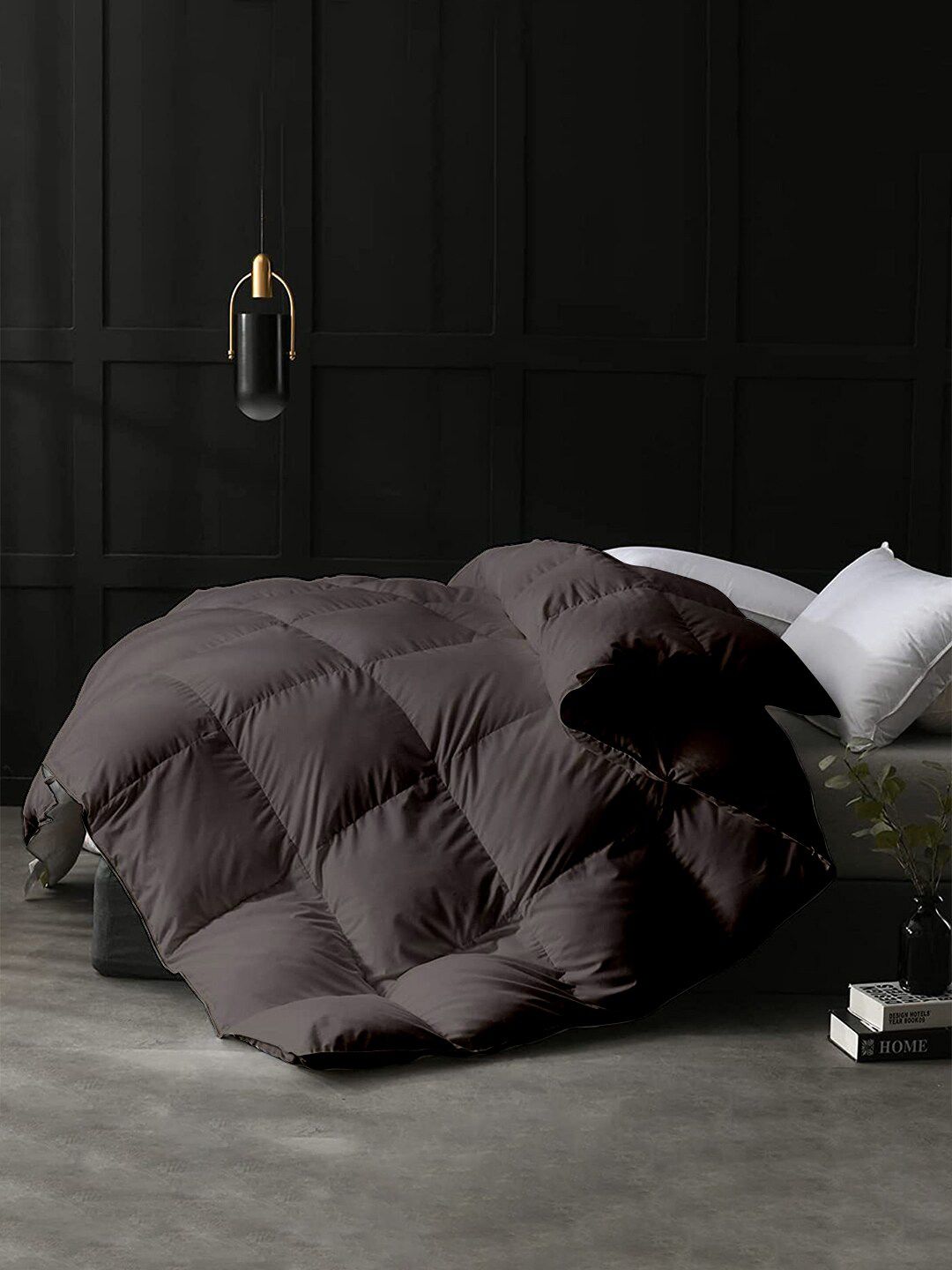 RAZZAI Grey Microfiber Mild Winter 500 GSM Single Bed Comforter-picture-22