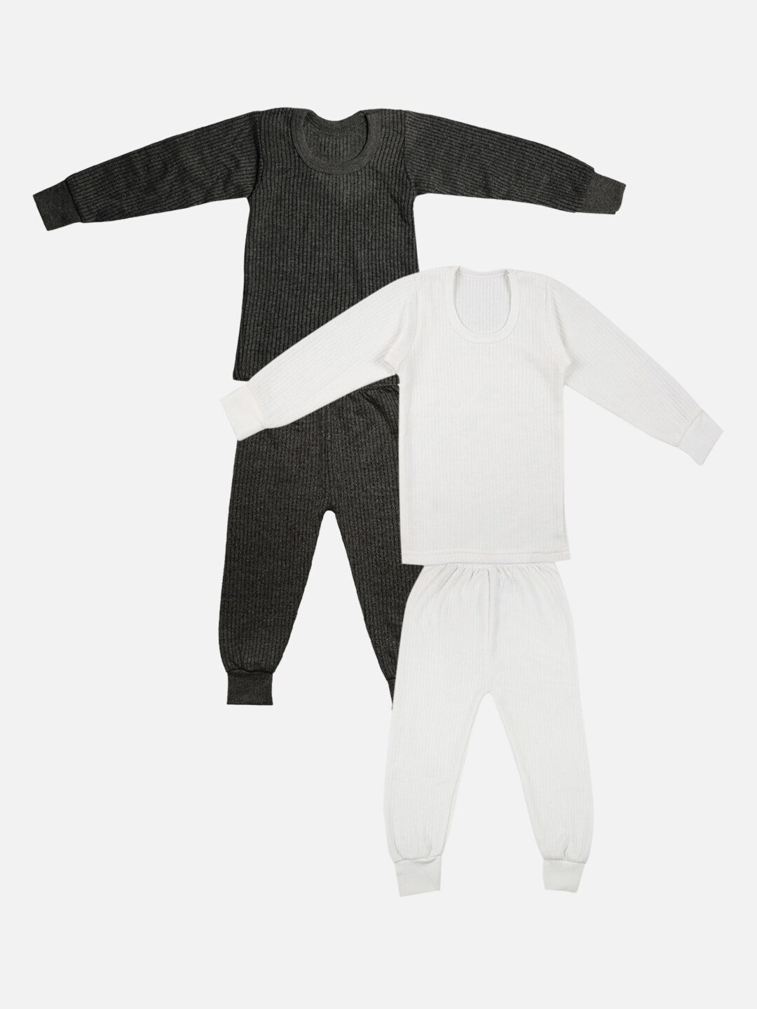 TINY HUG Boys Pack Of 3 Assorted Cotton Thermal Set