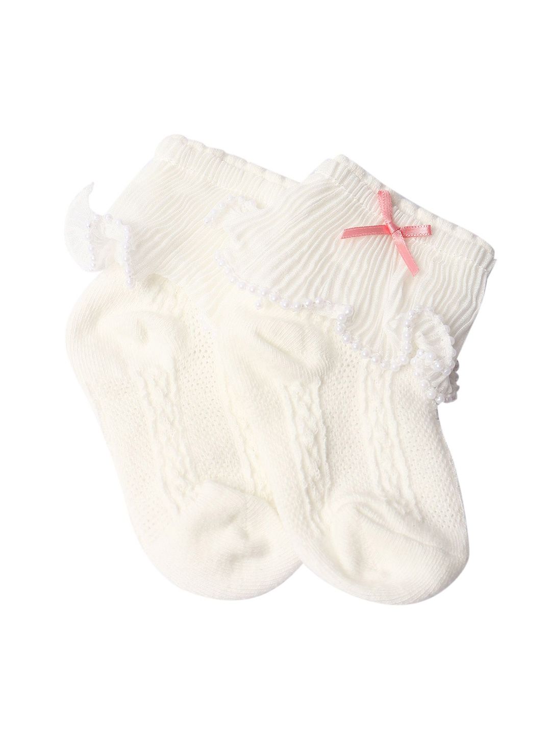 KIDOfash Infant Girls Patterned Ankle Length Socks-image-26