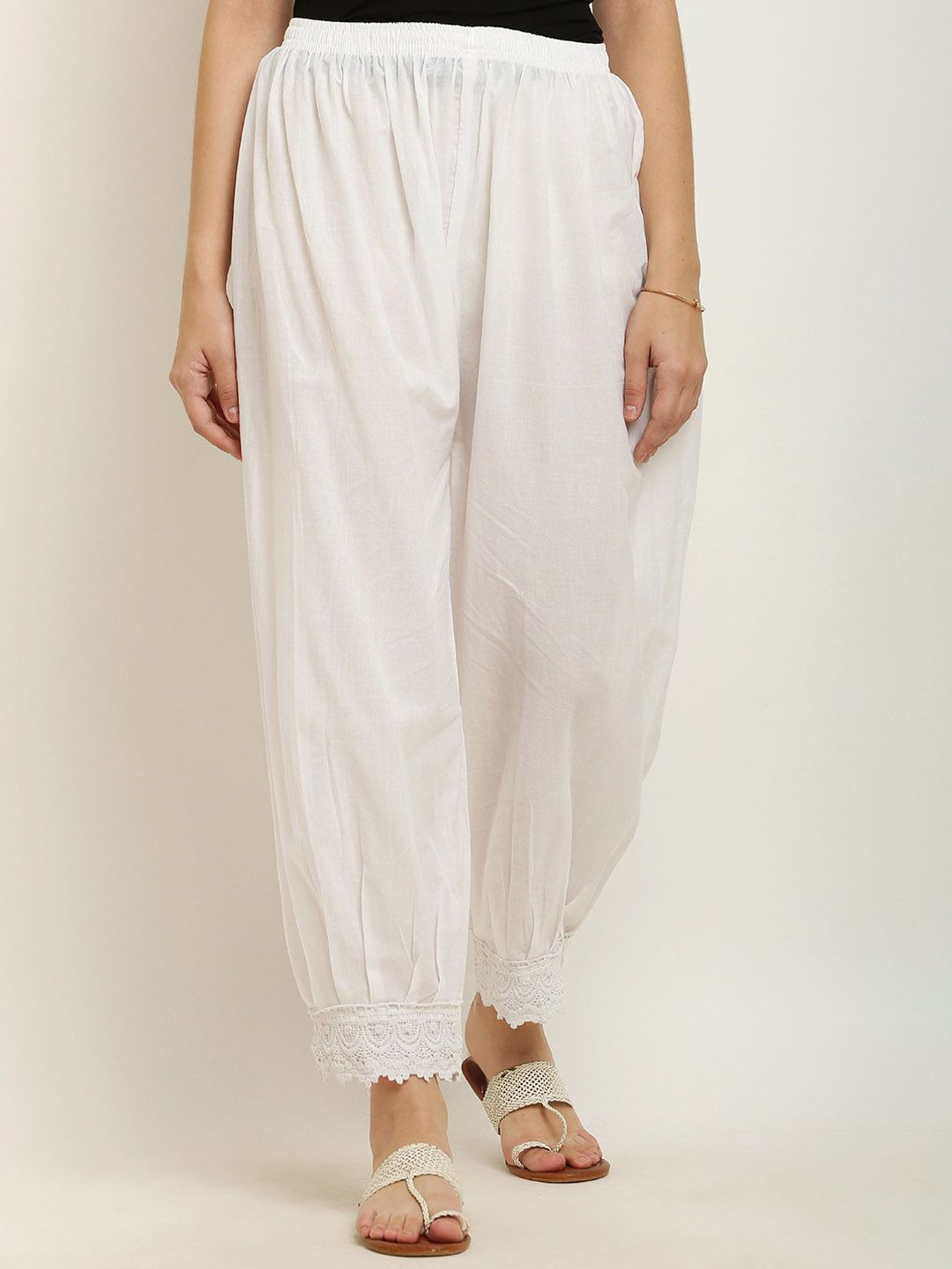 Miaz Lifestyle Women Woven Design Straight Fit Cotton Salwar