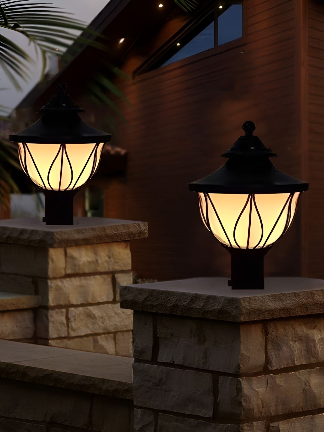 GAUVIK Black & White 2 Pieces Metal Waterproof Outdoor Lamps-picture-15