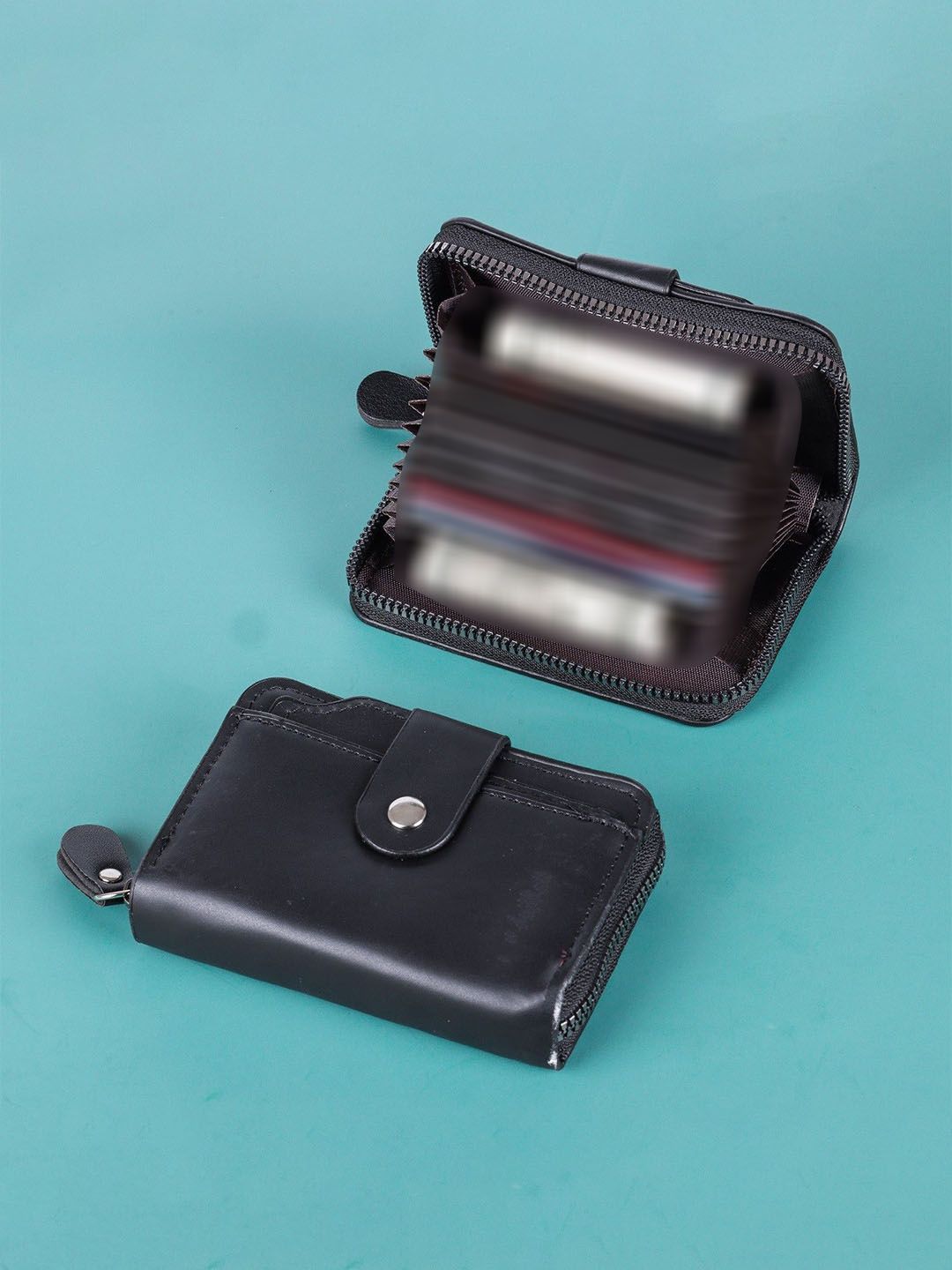 SZN Men Zip Detail Leather Card Holder-picture-46