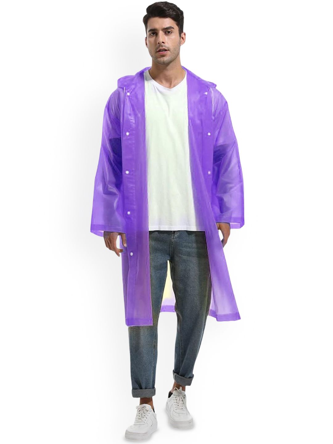 Infispace Unisex Hooded Waterproof Rain Jacket-picture-53