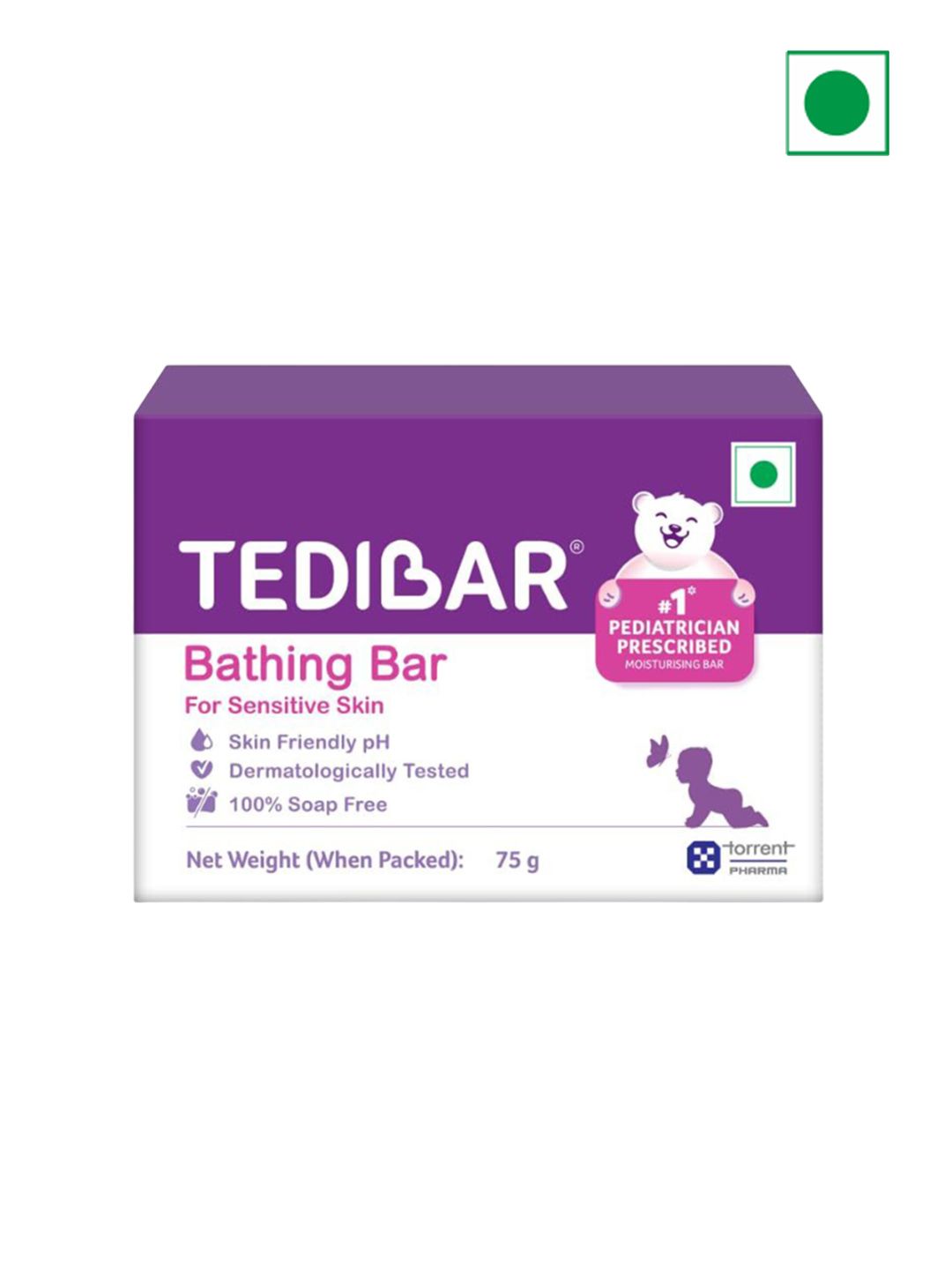 Tedibar Baby Bathing Bar For Baby's Sensitive Skin With Ph 5.5- 75 g-image-43