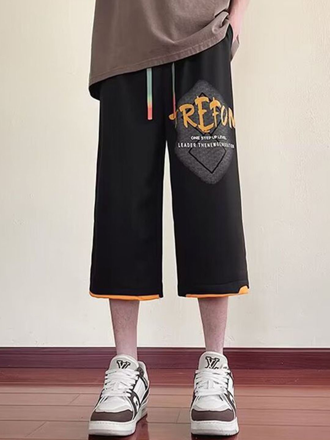 StyleCast x Revolte Men Typography Printed Regular Fit Mid-Rise Regular Shorts-picture-23