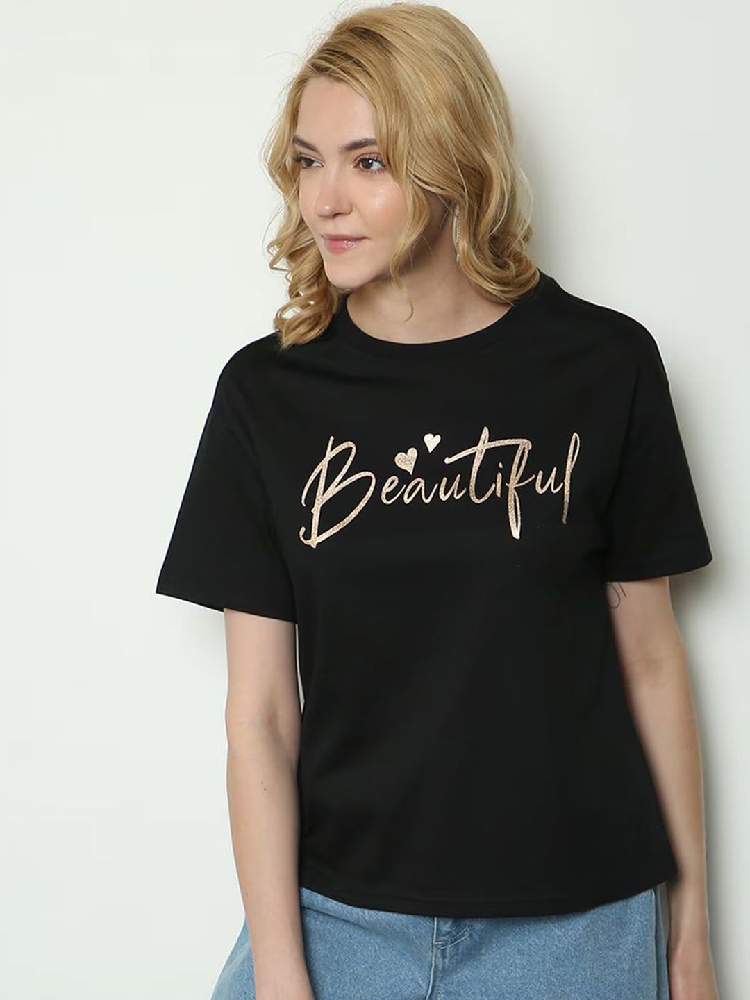 CLAFOUTIS Women Typography Printed T-shirt-picture-39