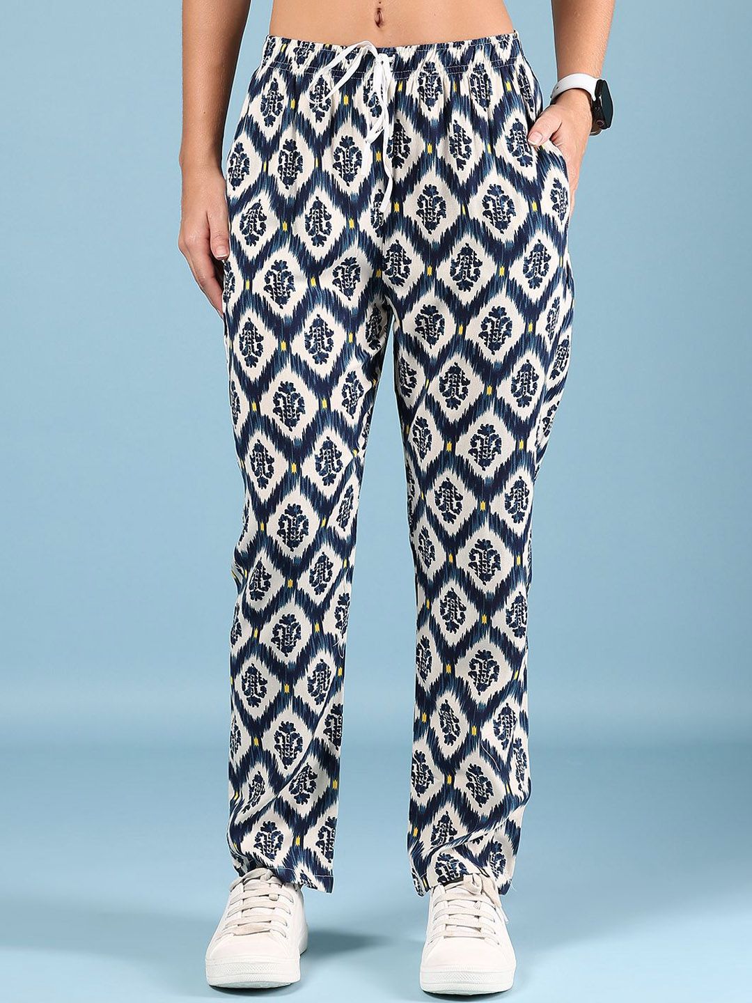 V-Mart Printed Mid-Rise Regular Trousers-picture-44
