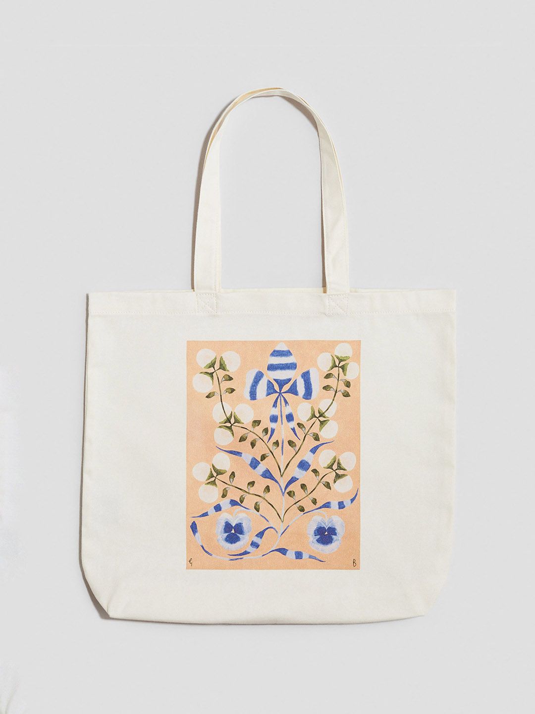 H&M Printed Canvas Tote Bag-picture-27
