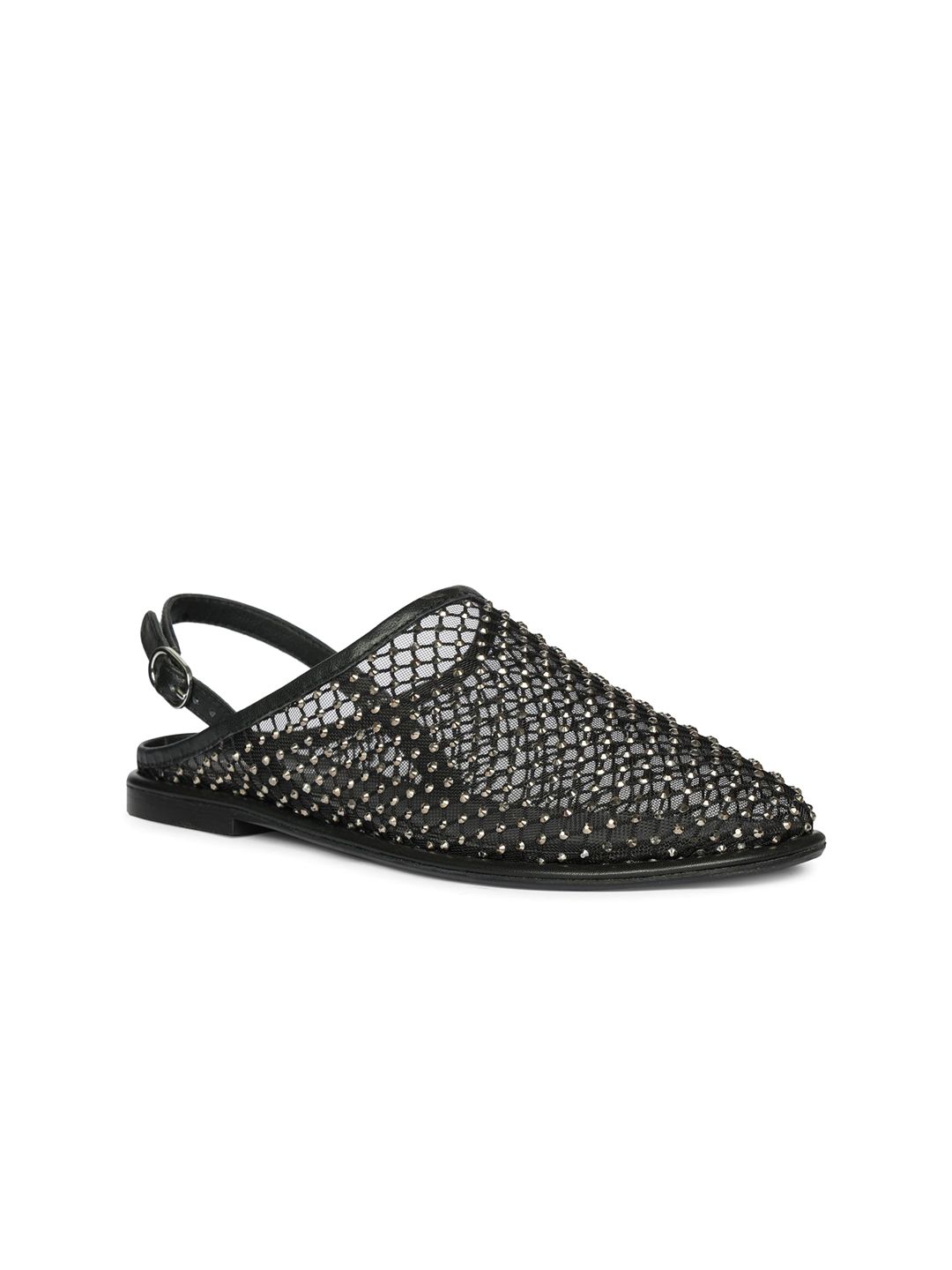 Saint G Women Embellished Leather Mules Flats-image-22