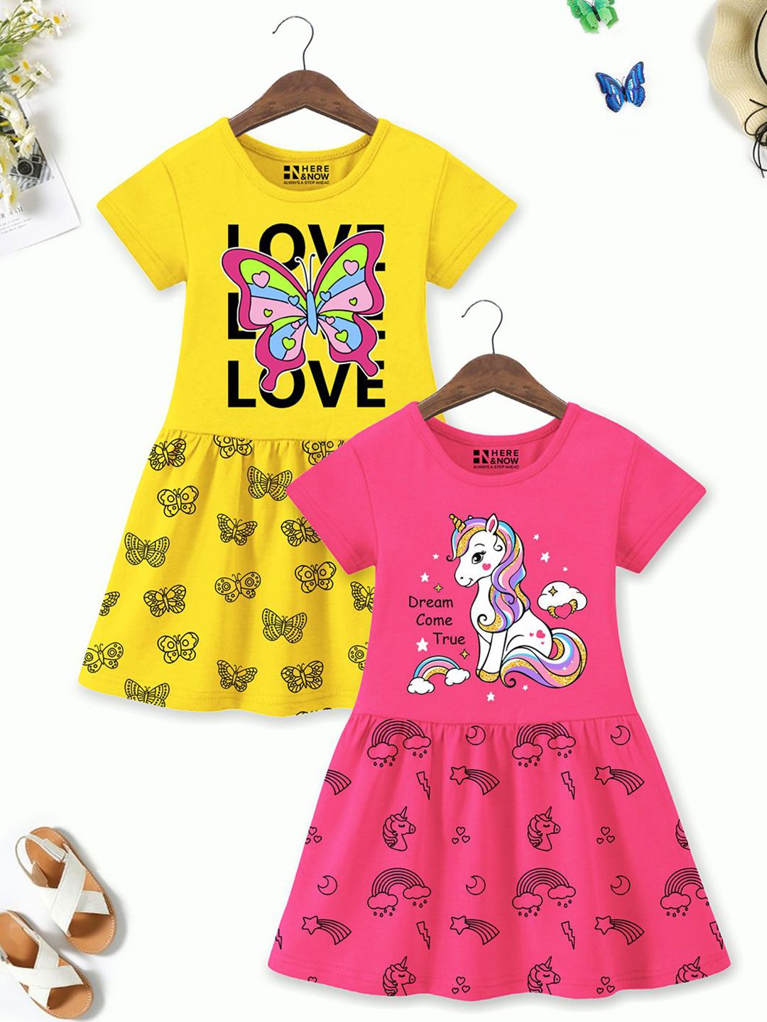 HERE&NOW Print A-Line Dress-picture-23