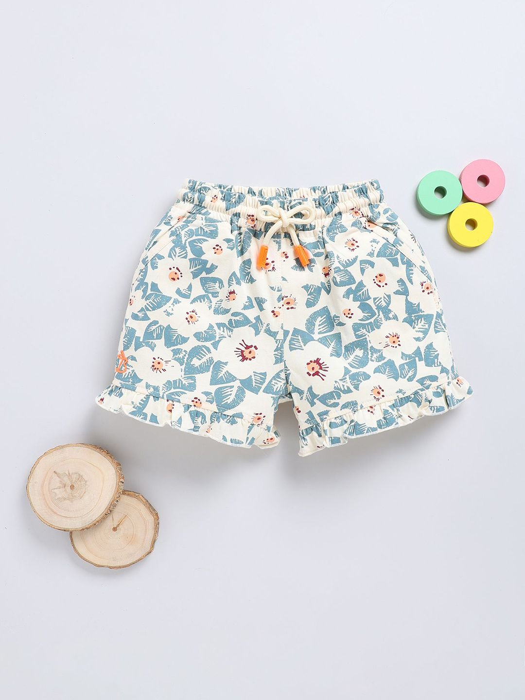 Annie Girls Striped Printed Hot Pants Shorts-picture-40