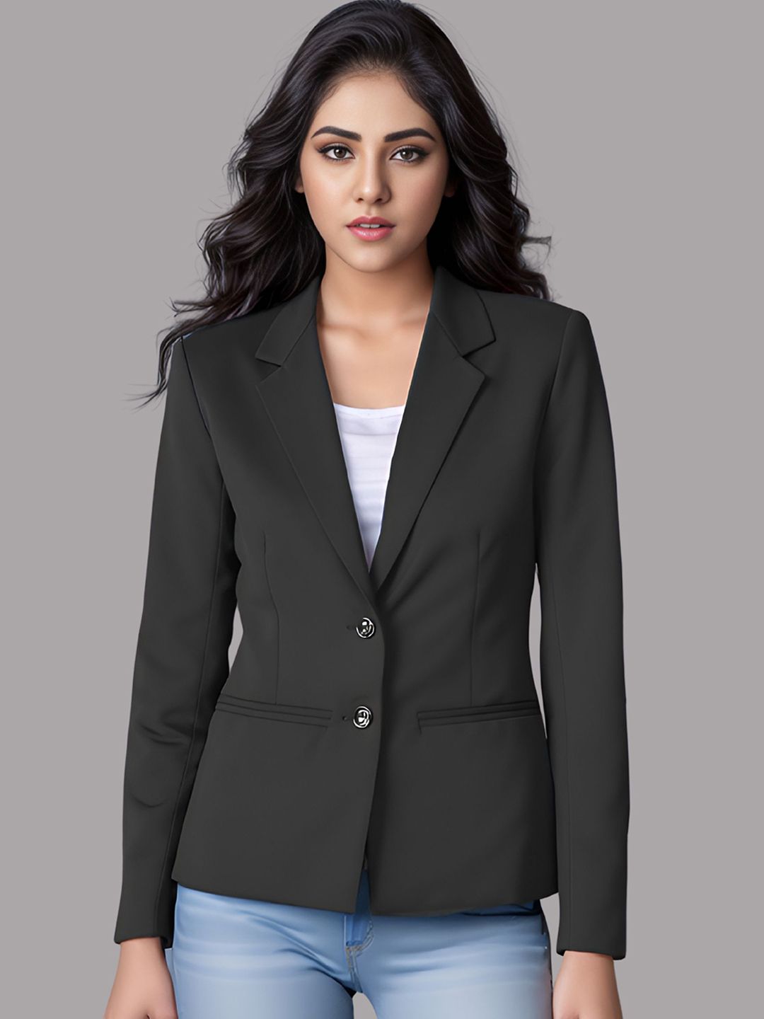 Moda Rapido Single-Breasted Casual Blazer-picture-12