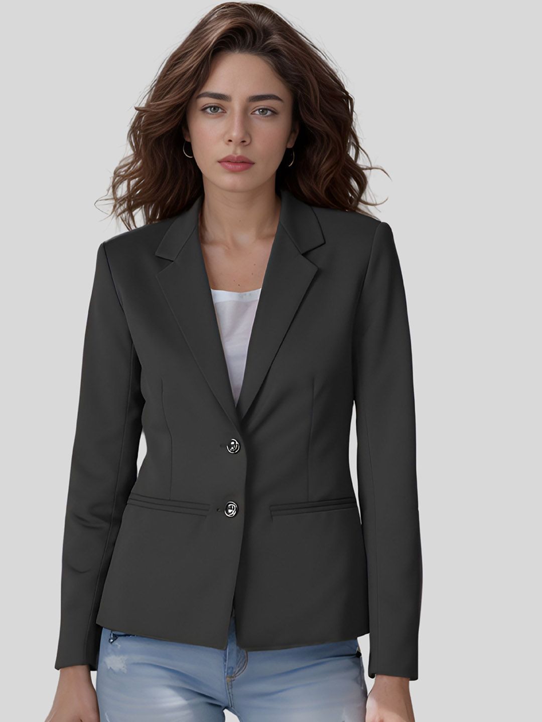 Moda Rapido Single-Breasted Casual Blazer-picture-26