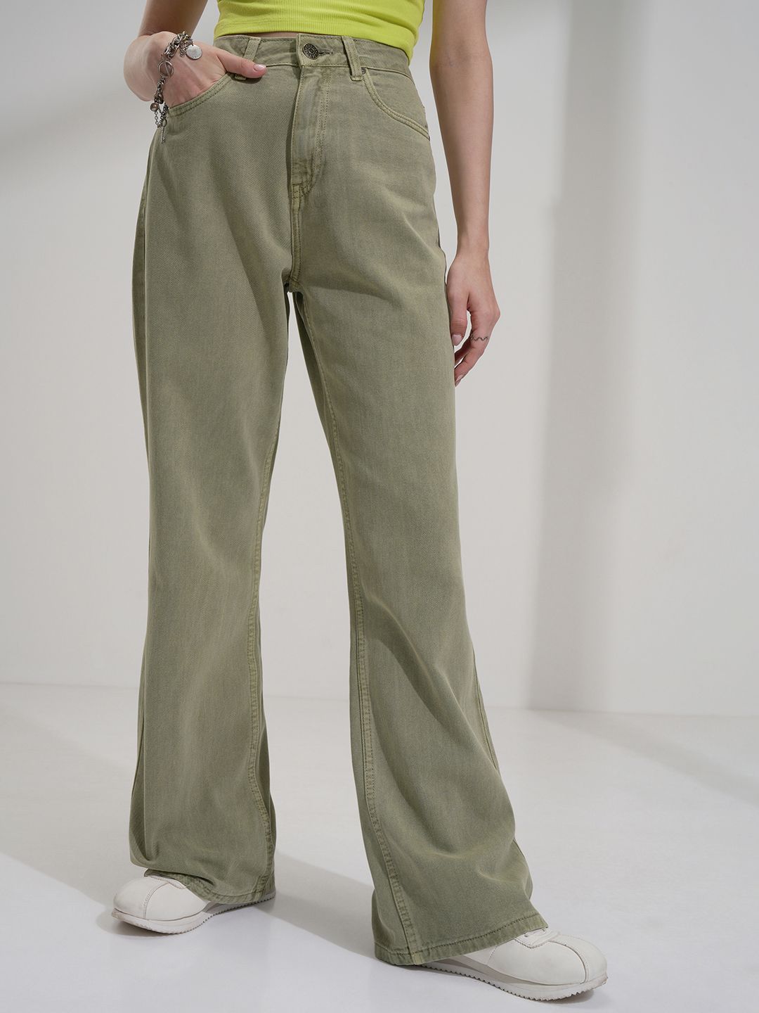 Street By Tokyo Talkies Women Bootcut Stretchable Jeans