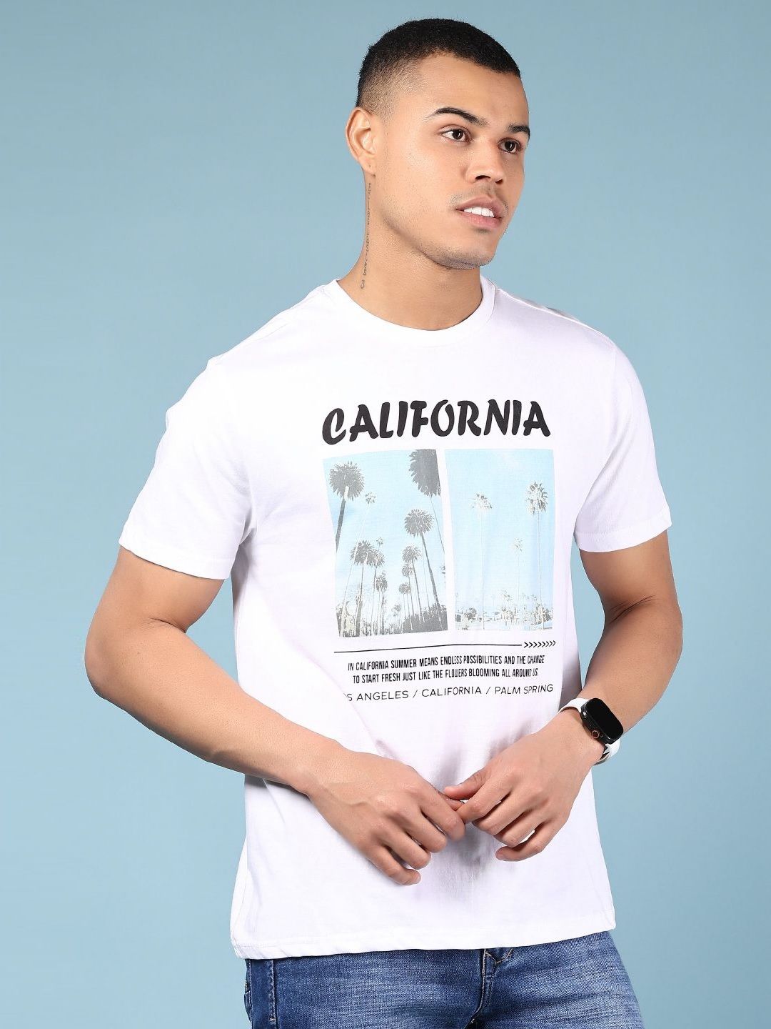 V-Mart Men Typography Printed T-shirt-picture-45