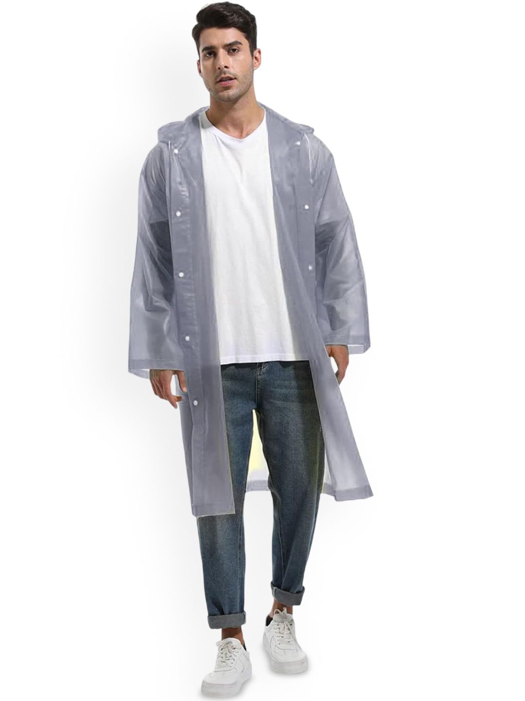 Infispace Unisex Hooded Waterproof Rain Jacket-picture-37