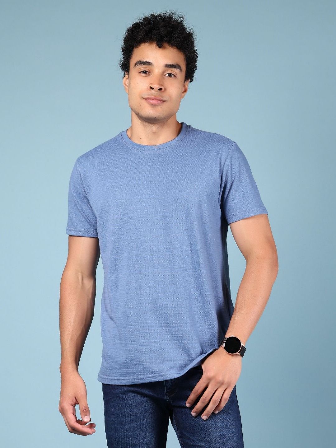 V-Mart Men Raw Edge T-shirt-image-16