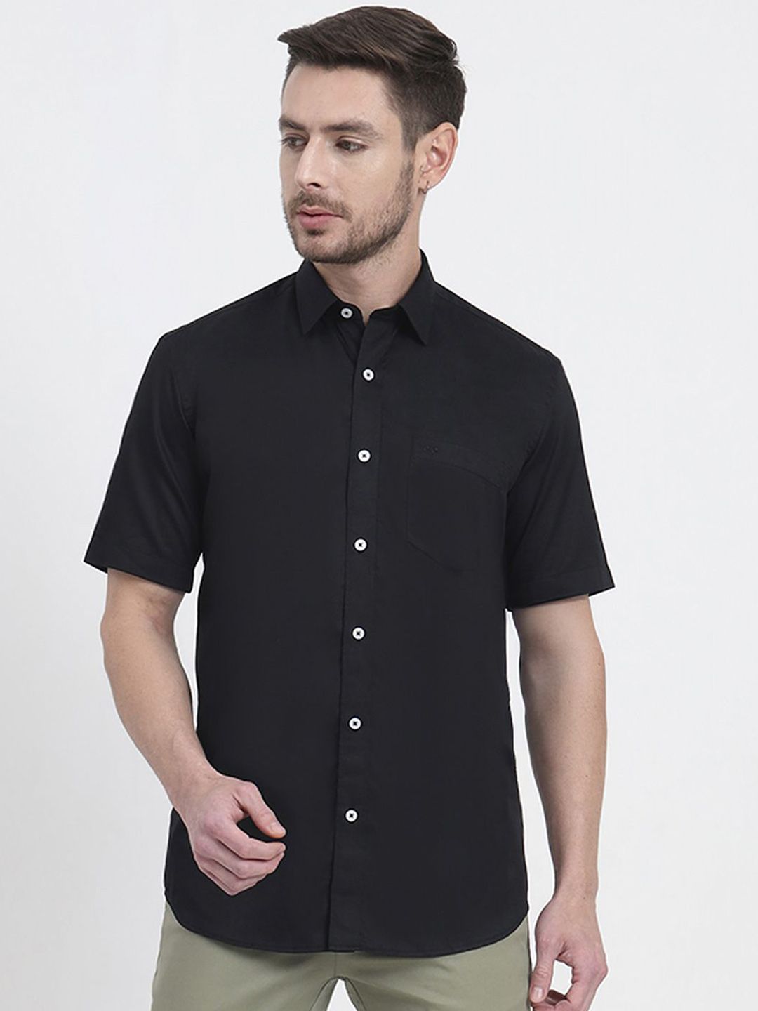 JADE BLUE Men Slim Fit Casual Shirt-picture-45