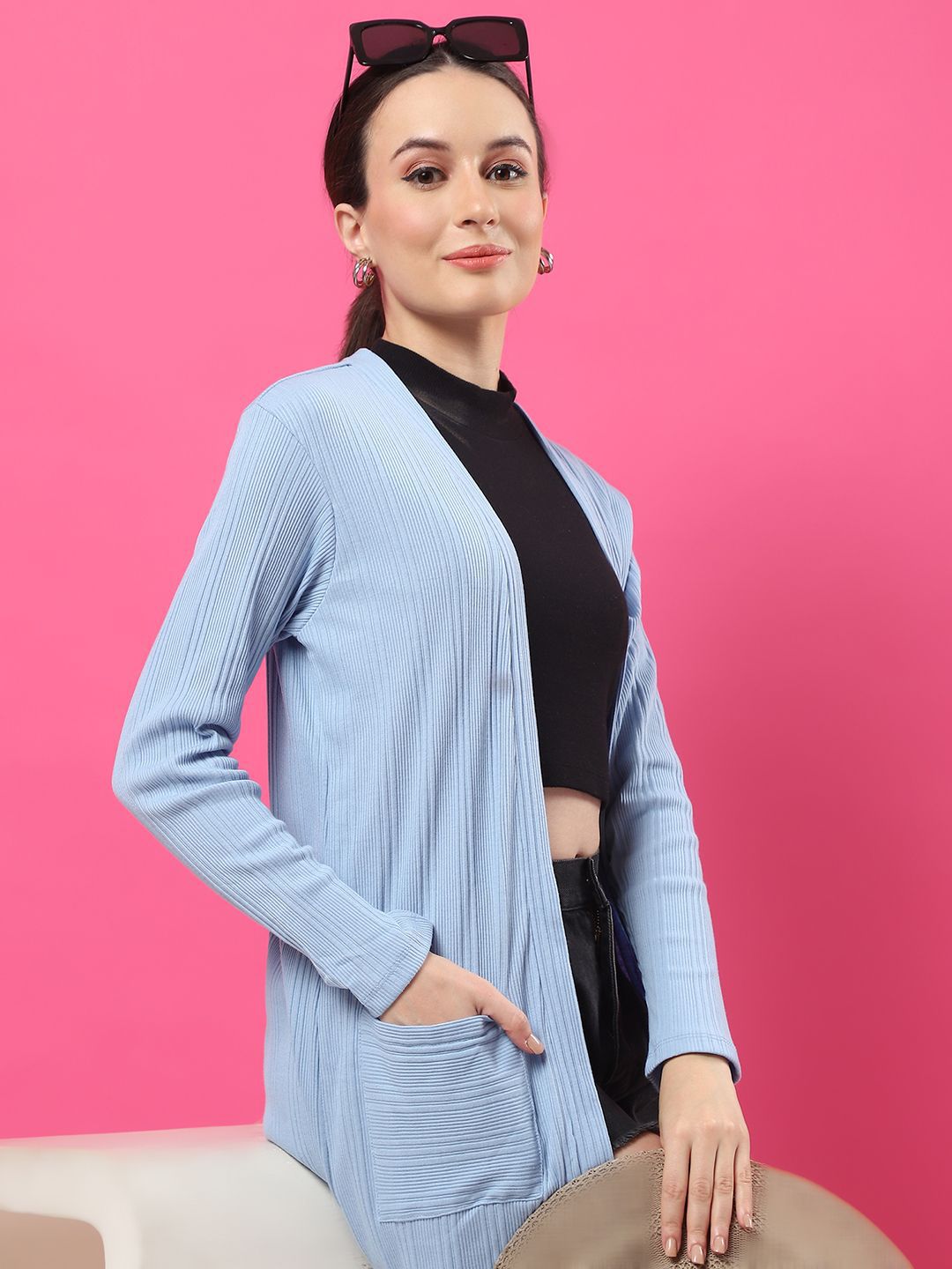 Metronaut Women Longline Shrug-picture-29