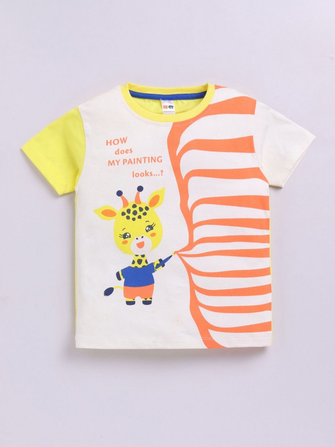 LITTLE NINJA Boys Graphic Printed Round Neck Cotton T-shirt-picture-24
