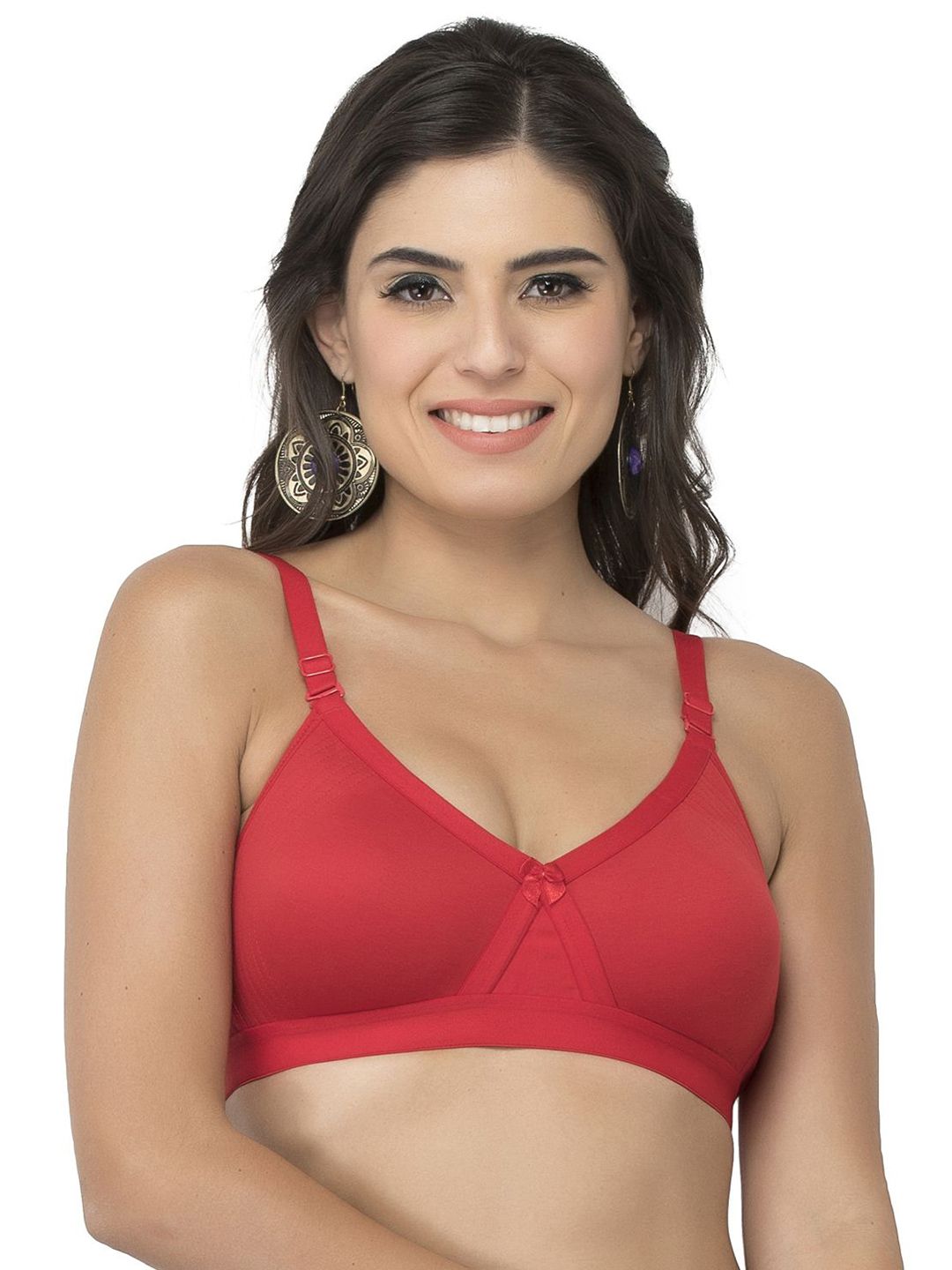 College Girl Full Coverage Seamless Lightly Padded Minimizer Bra-picture-32